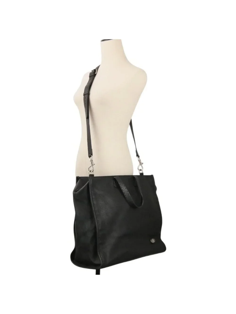 Fendi Selleria Roman Leather Stitch Tote